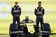 Esteban Ocon and Daniel Ricciardo launch the livery of their new Renault Sport Formula One Team RS20 during previews ahead of the F1 Grand Prix of Australia at Melbourne Grand Prix Circuit on March 11, 2020 in Melbourne, Australia.