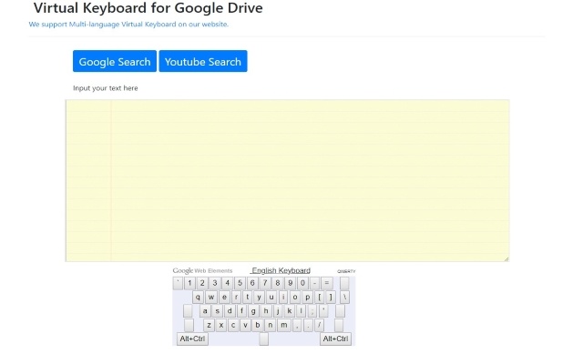 Multi-language Keyboard for Google Drive™