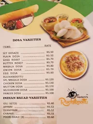 Aadam's Ruchikoottu menu 6