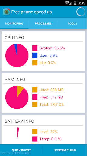 Free phone speed up