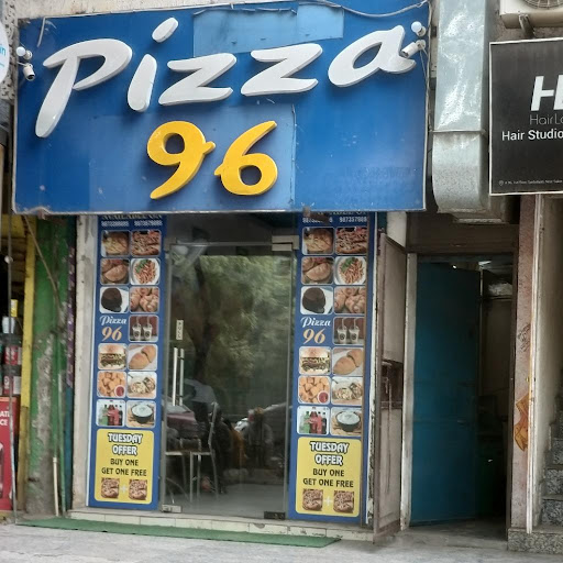 Pizza 96, Saket, Saket logo