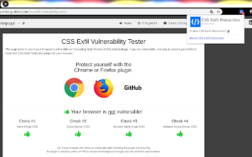 CSS Exfil Protection chrome extension