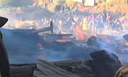 Property worth millions destroyed after a fire outbreak at Nairobi's Gikomba market.