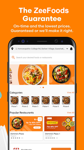 Screenshot ZeeFoods: Food Delivery App