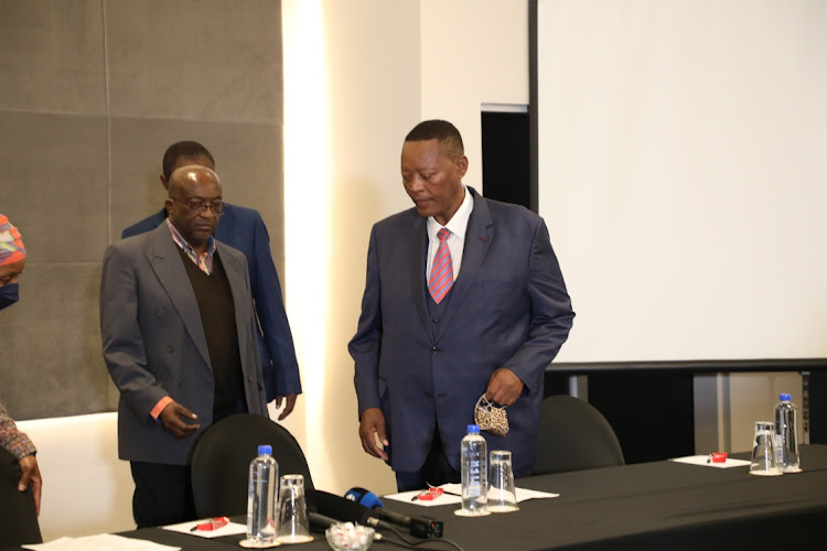 Prince Vulindlela, Prince Mbonisi and Prince Mathuba Zulu brief the media about their unhappiness with how Prince Mangosuthu Buthelezi has conducted himself in handling the issue of the Zulu royal family, the succession battle and other matters.