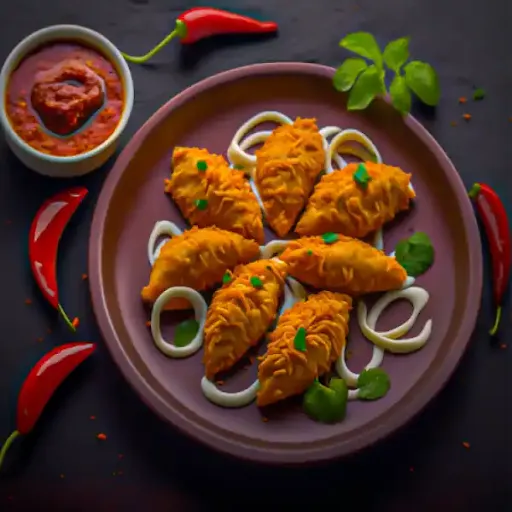 Paneer Crunchy Kurkure Momos