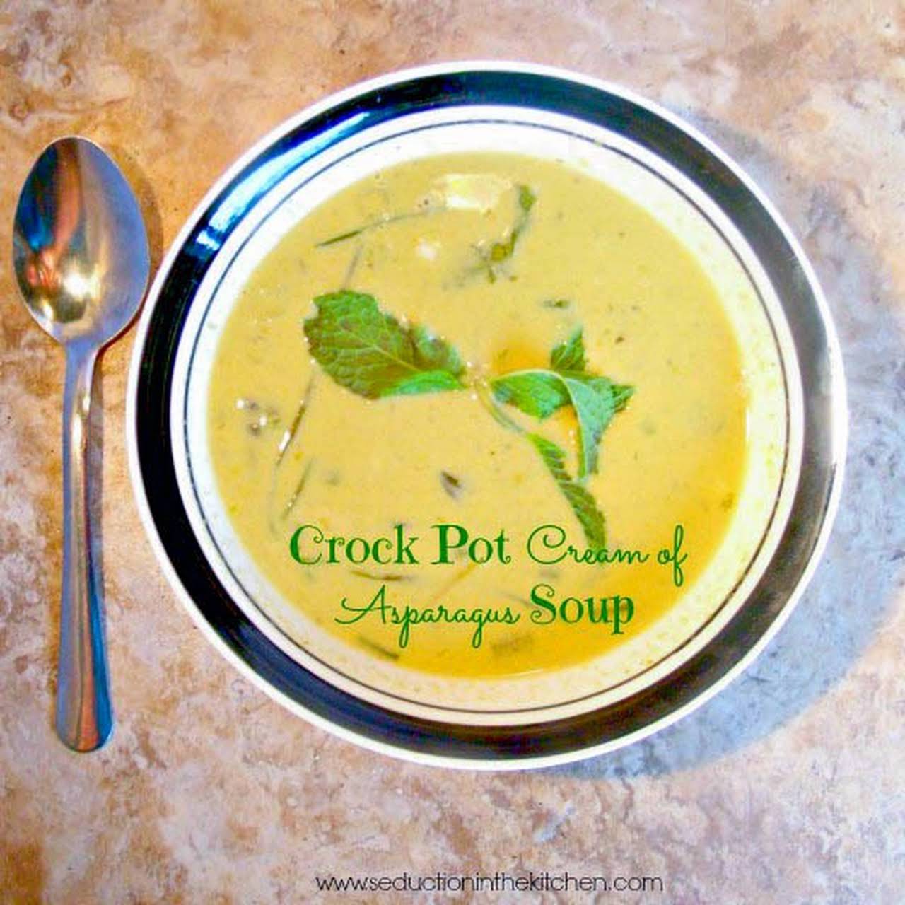 Crock Pot Cream Of Asparagus Soup