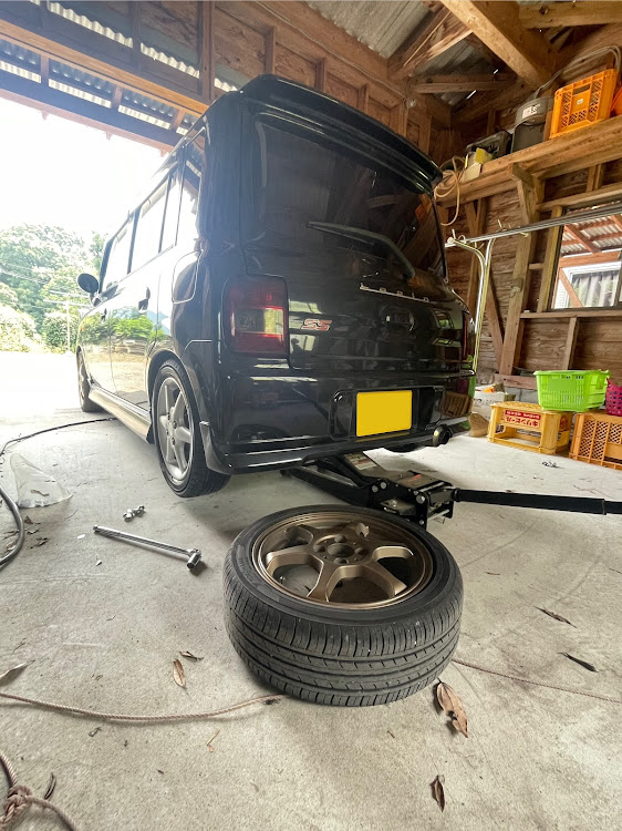 アルトラパンのラパンSS・リビルトエンジン 載せ替え・ユーザー車検・洗礼・足車に関するカスタム事例の投稿画像3枚目