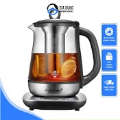 Ấm Pha Trà, Chưng Yến Cuchen, Bình Thủy Tinh 1.5L, Công Suất 1000W, Nội Địa Hàn, Bh 12 Tháng