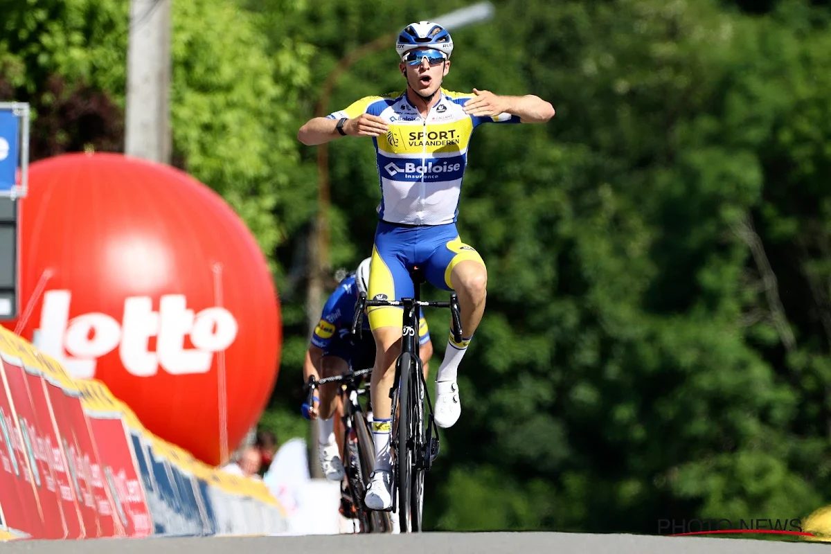 Pistier (Sp. Vlaanderen) Baloise met zege in Baloise Tour naar Spelen: "Moeilijk moment toen Remco volle bak ging op laatste klim"