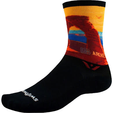 Swiftwick Vision Six Impression National Park Socks - 6 inch Arches