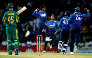 South Africa looked on course to win the match but lost a clutch of wickets in the end to fall short by 14 runs. 