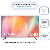 [Giao Hàng Miễn Phí Hcm] Smart Tv Samsung Crystal Uhd 4K 43 Inch Ua43Au7700Kxxv - Sản Phẩm Bảo Hành Chính Hãng