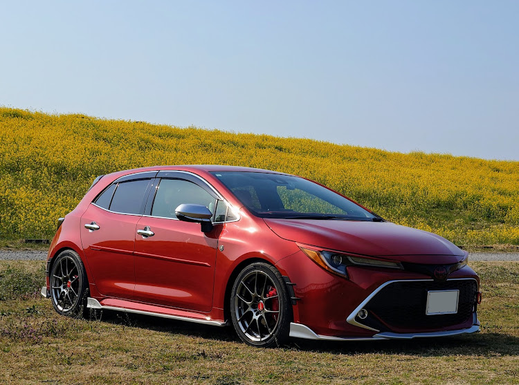 カローラスポーツの春の風物詩と愛車・江戸川堤防に関するカスタム事例の投稿画像2枚目