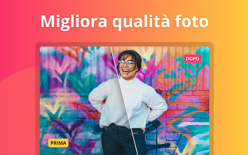 Migliora qualità foto