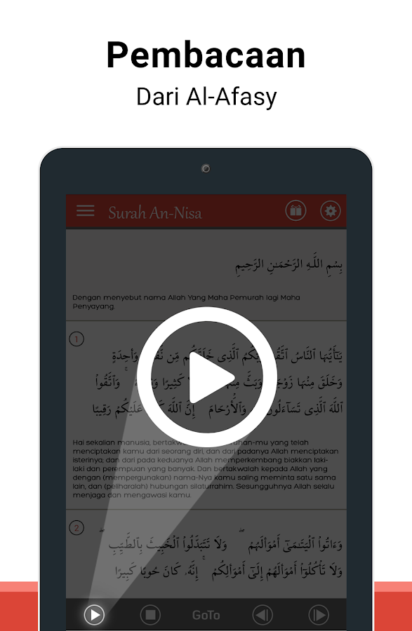 Al Quran Bahasa Indonesia MP3 - Android Apps on Google Play