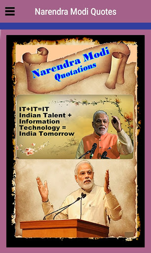 Screenshot Narendra Modi Quotes