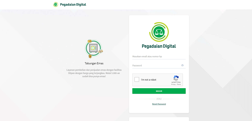 Pegadaian Digital - 8 Aplikasi Investasi Emas Online Terbaik