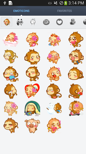 Screenshot Cute Emoticons Sticker