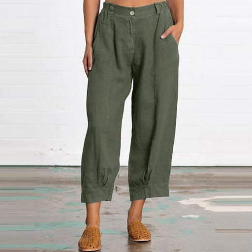 Title 6, New Loose Large Size Womens Solid Color Nine P...