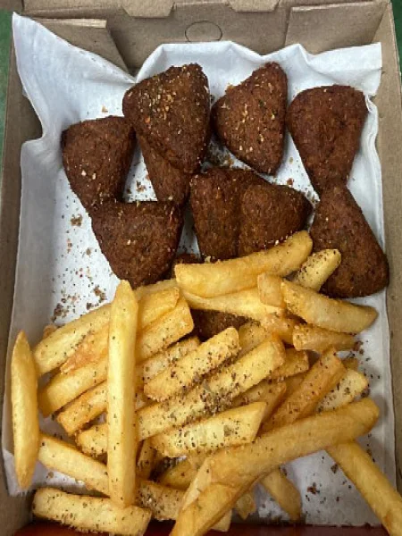 Veg Khasta Kabab With Fries