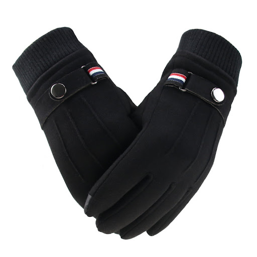Title 3, Winter Suede Mens Gloves European and American...