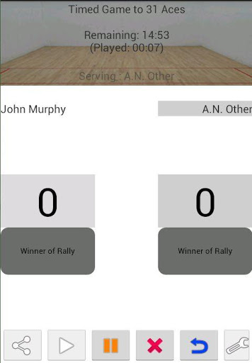 Screenshot Handball Scoreboard