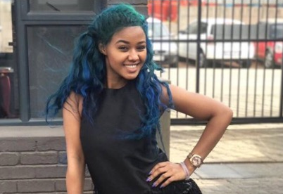 Babes Wodumo shows off her singing talent.