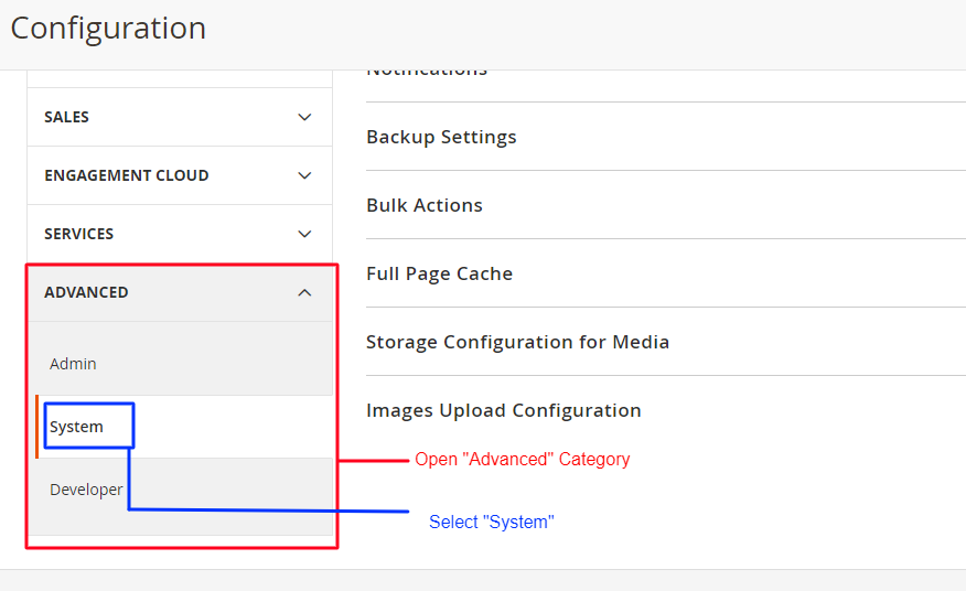 Configuration System