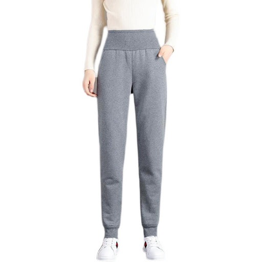 Title 4, Faux Wool Lamb Velvet & Cotton Casual Trousers