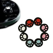 Num Boc Analog Hinh Chân Meo Dễ Thương - Dung Boc Bao Vê Cân Analog Cho Tay Câm Game Xbox360, Xbox One, Ps3