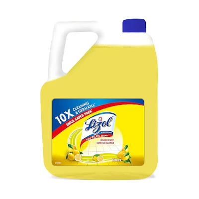 Lizol Disinfectant Floor Cleaner (Citrus), - 5 ltr