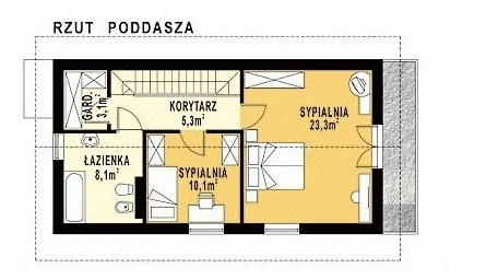 WB-3937 - Rzut poddasza