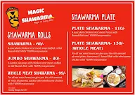 Magic Shawarma menu 1