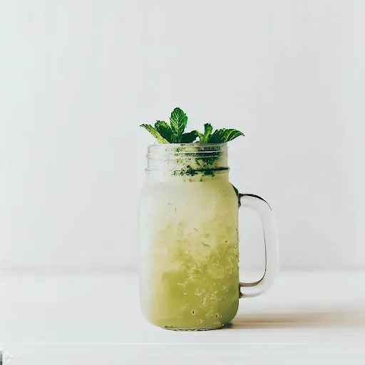 Cucumber Mint Green Tea Slush [450 Ml, Mason Jar]