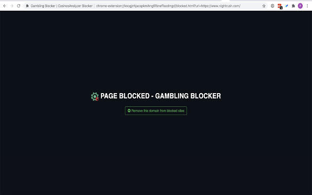 Gambling Blocker | CasinosAnalyzer Blocker chrome extension