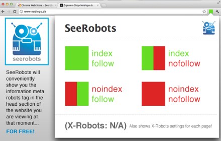 Seerobots chrome extension