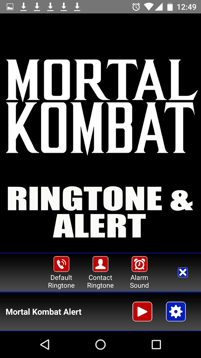 Mortal Kombat Ringtone Screen 3