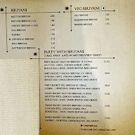 Dindigul Thalappakatti menu 5