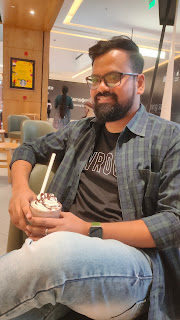 Vivek Dewangan at Starbucks, Chokkanahalli,  photos