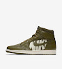 air jordan 1 olive canvas sail