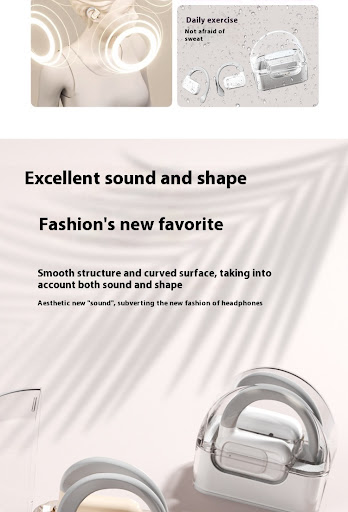 Title 5, Bone Conduction Ear Hook Wireless Bluetooth Hea...