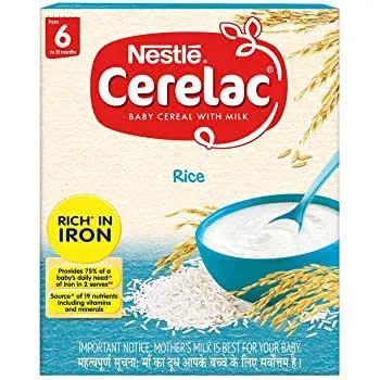 Nestle Cerelac Rice - 300 gm