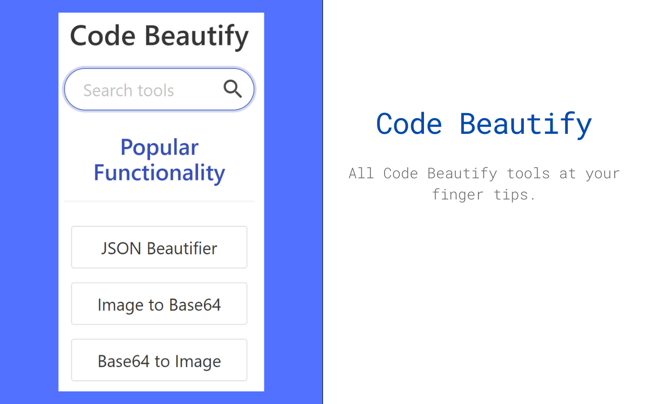 CodeBeautify Preview image 0