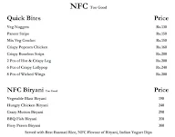 NFC Too Good menu 4