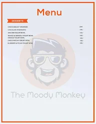 The Moody Monkey menu 1