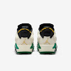 jordan retro 6 g nrg x eastside golf white/black/metallic gold/malachite