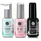 Base Top Hoa Hồng, Sơn Liên Kết Móng 15Ml - Phụ Kiện Đồ Nail Thanh Tuấn