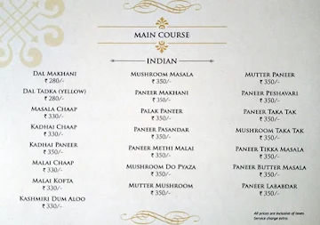 Sultanat menu 