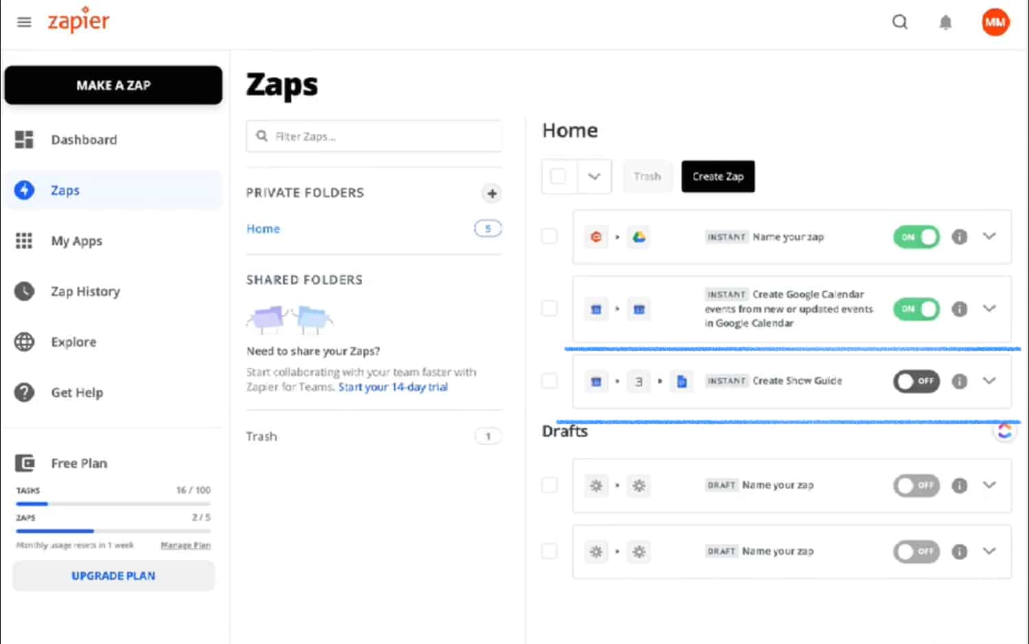 Las mejores integraciones de equipos de MS - Zapier' Workflows Automation